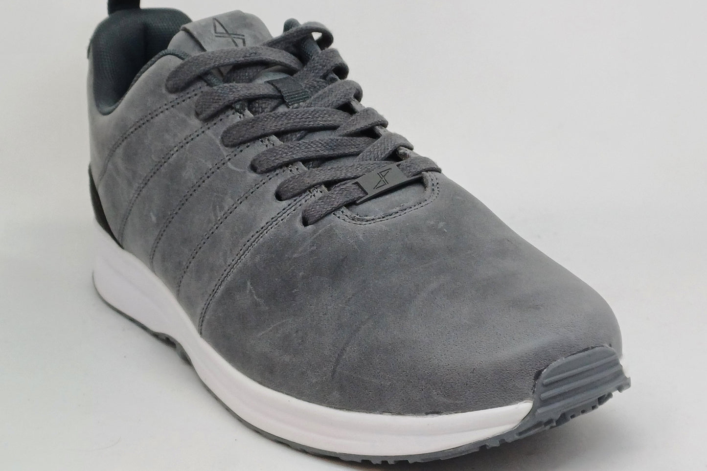 GAITLINE TRACK LEATHER GRÅ UNISEX SKO