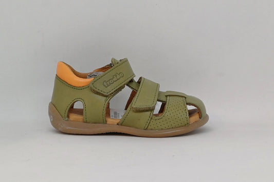 FEODDO CARTE DOUBLE OLIVE BØRNE SANDAL